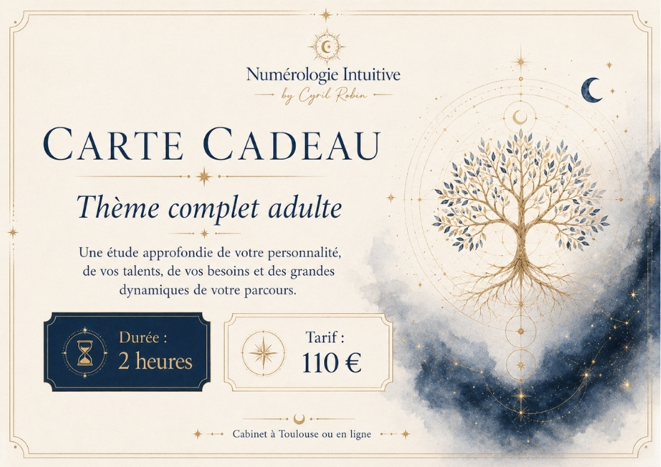Carte cadeau thème complet adulte